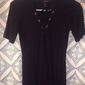 FOREVER 21 halter black Dress